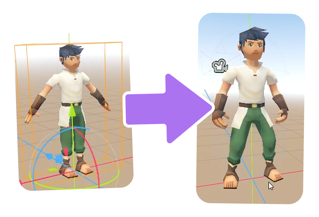 Switching from T-pose to freehand_idle animation in the animation player